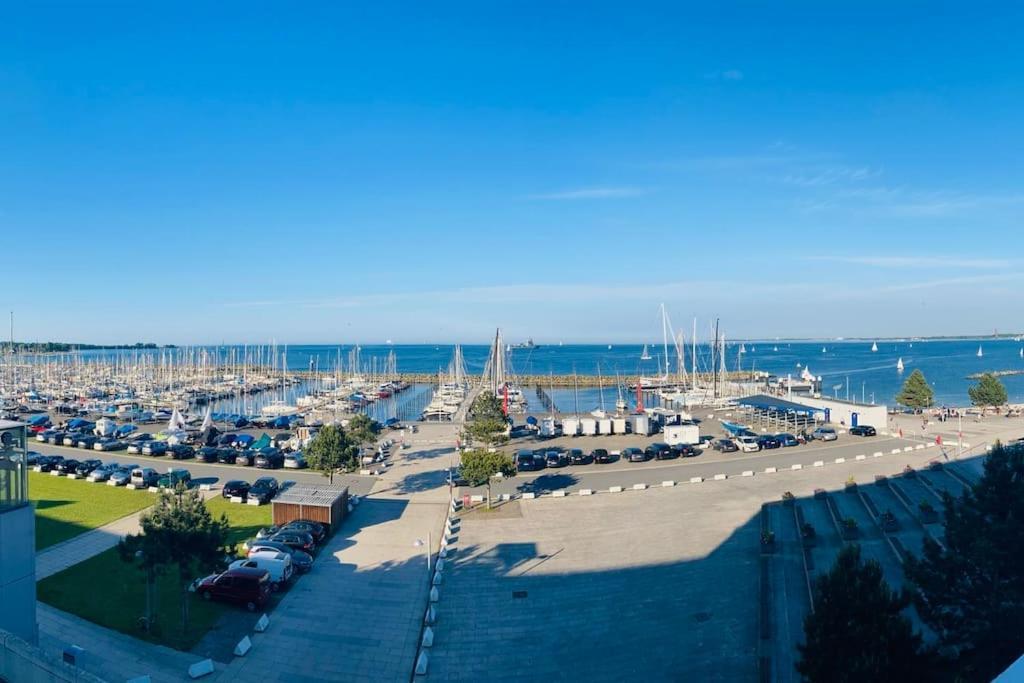 Panoramablick Und Den Strand Direkt Vor Der Tuer Daire Kiel Dış mekan fotoğraf