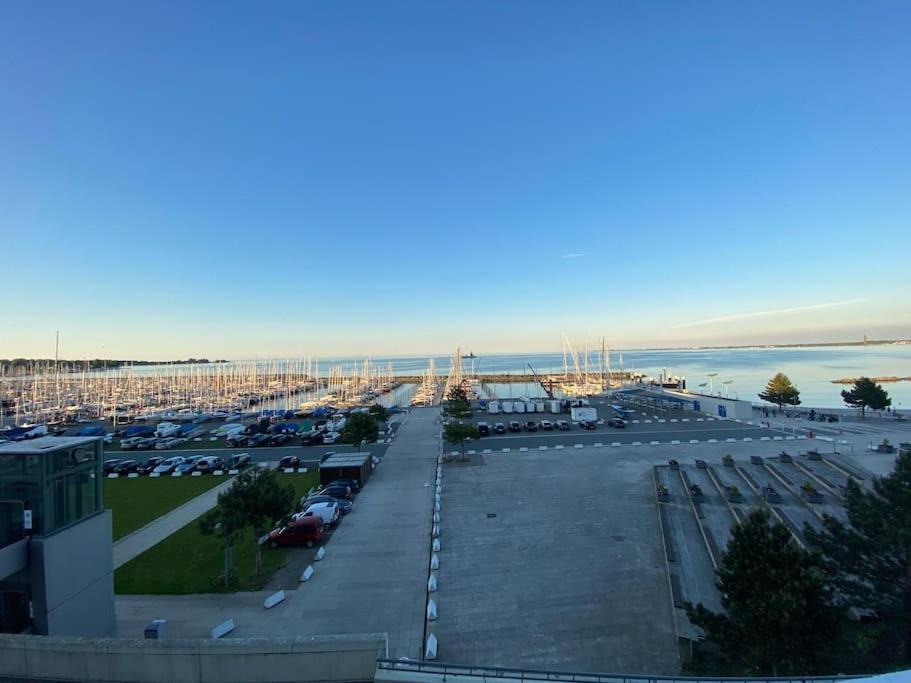 Panoramablick Und Den Strand Direkt Vor Der Tuer Daire Kiel Dış mekan fotoğraf