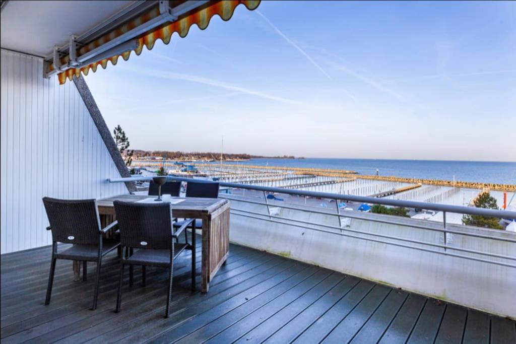 Panoramablick Und Den Strand Direkt Vor Der Tuer Daire Kiel Dış mekan fotoğraf